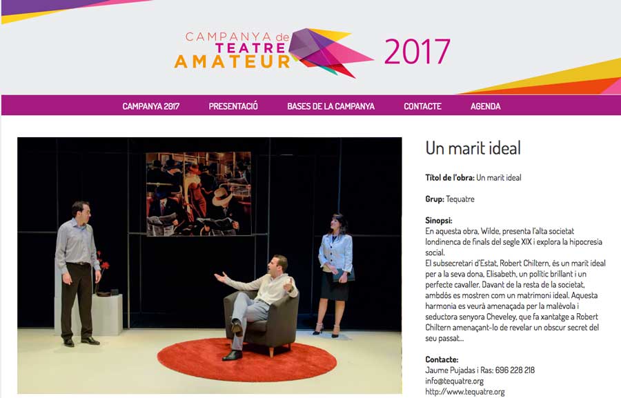 Campanya de Teatre Amateur 2016