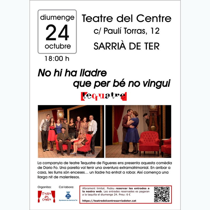 I la setmana vinent #nohihalladrequeperbenovinguiviatja cap al @teatre_del_centre de #sarriadeter No us quedeu sense entrades!https://teatredelcentresarriadeter.cat/Col·labora: @ajuntamentdesarriadeter