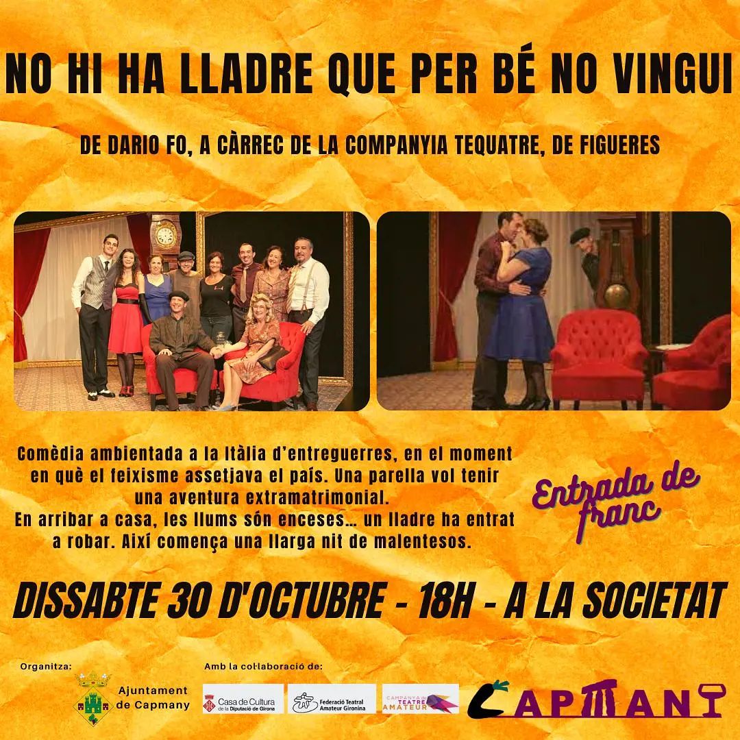 Dissabte juguem a prop de casa. #capmany @ajcapmany ens espera per riure una estona plegats. Us hi esperem!