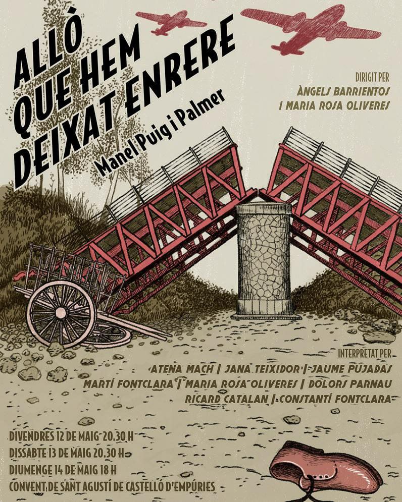 Uns quants de @Tequatret4 participem en el projecte "Allò que hem deixat enrere" de @manepuig Testimonis reals de fets que van succeir a Castelló d'Empúries durant la guerra civil.Aforament limitat. Podeu comprar les entrades a:https://castelloempuriabrava.koobin.com/Seguirem informant!@alloquehemdeixatenrere #alloquehemdeixatenrere #cicleteatreempori @ajcastellodempuries @teatreesplais
